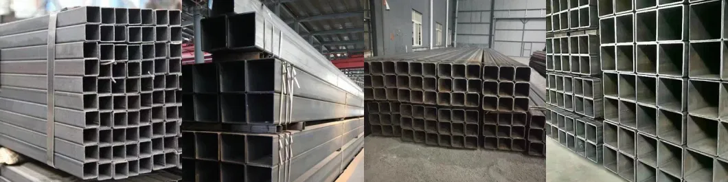 High Quality Product Corrugated Square Tubing Galvanized Steel Pipe Iron Rectangular Tube Price for Carports