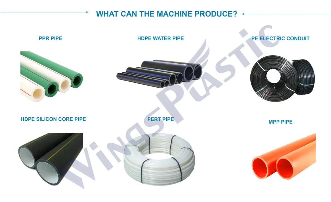 Plastic PE/PPR/PP/Ldp/HDPE Pipe/Hose Making Machine/Production Line/Extruder/Extrusion /Tube/Gas/Corrugated/Window Profile/Foam