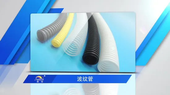 PP PA PE Open Type Corrugated Conduit / Pipe