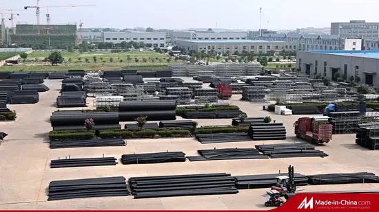 Manufacturer Sn8 Black HDPE Double Wall Corrugated Pipe PE Sewerage HDPE Pipe Drainage System Pipe